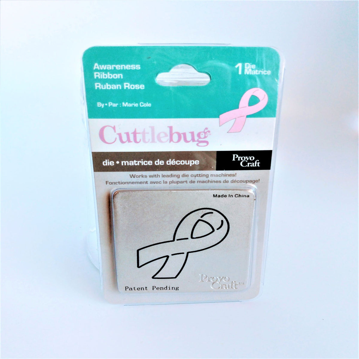 Thick Pink Ribbon Die-Cut Magnet
