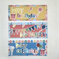 Birthday and Celebration Slimline Cards Set F