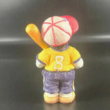 African American  Figures - Young Boy Ready  For Game  Time