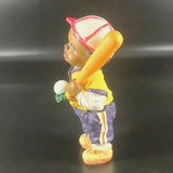 African American  Figures - Young Boy Ready  For Game  Time