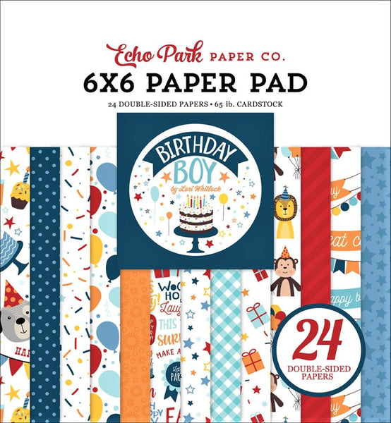 Echo Park - 6x6 Birthday Boy Collection - Paper Pad