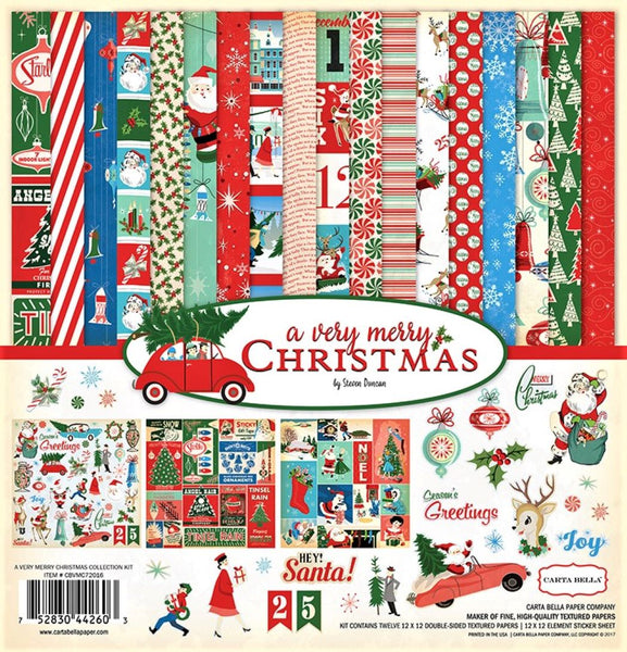 Carta Bella Paper - A Very Merry Christmas Collection - 12 x 12 Collection Kit
