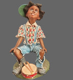Duncan Royale Drummer Boy African American Ebony Collection Figurine