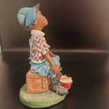 Duncan Royale Drummer Boy African American Ebony Collection Figurine