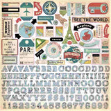 Carta Bella - Cartography No. 1 Collection kit - 12x12 collection kit