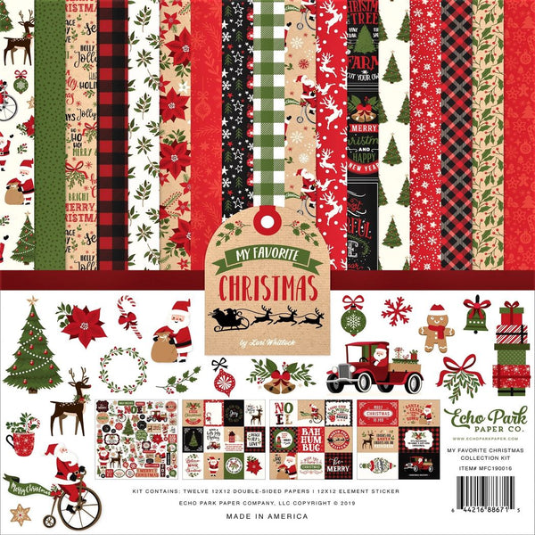 Echo Park - My Favorite Christmas – 12X12 Collection Kit