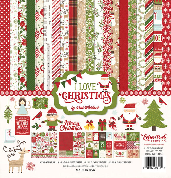 ECHO PARK - I LOVE CHRISTMAS 12X12 COLLECTION KIT
