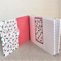 Altered Christmas Composition Notebook - You & Me