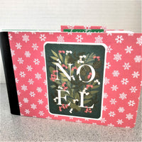 Altered Christmas Composition Notebook - Noel