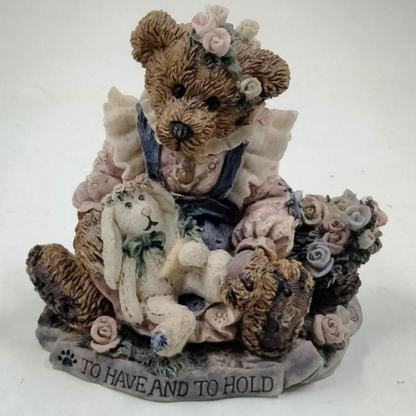 1993 Vintage The Boyds Bears and Friends - Bailey & Wixie  "TO HAVE AND TO HOLD"