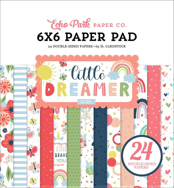 Echo Park - 6x6 Little Dreamer Girl Collection -  Paper Pad