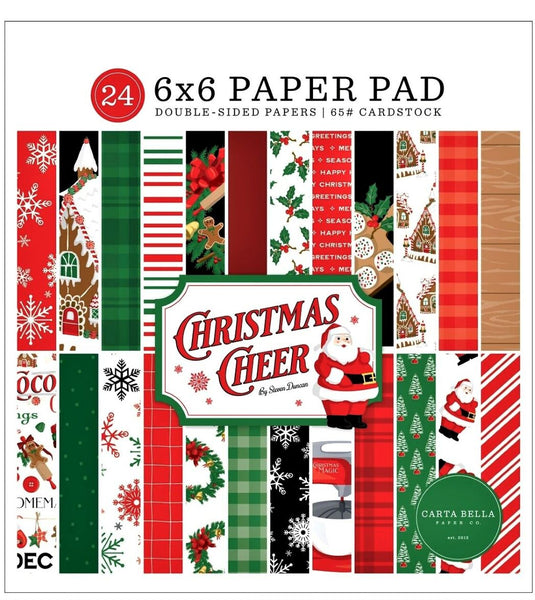 Carta Bella –  6x6 Christmas Cheer Collection –  Paper Pad