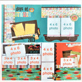 Each Layout Kits include everything you need to complete two beautiful layouts 