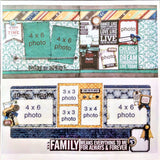 Each Layout Kits include everything you need to complete two beautiful layouts 