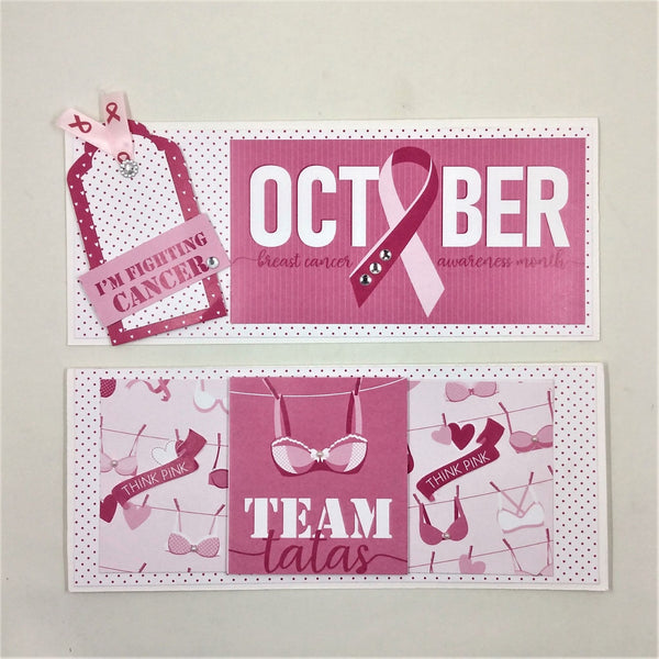 Breast Cancer Awareness Slimline Greeting/Notecards Set #B