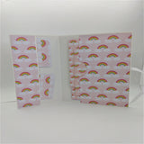 Handmade Note Cards Set / Matching Portfolio / Be More of What Makes You Happy