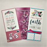 Inspirational and Encouraging Slimline Greeting/Note Card set #2