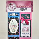 Inspirational and Encouraging Slimline Greeting/Note Card set #3