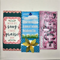 Inspirational and Encouraging Slimline Greeting/Note Card set #7