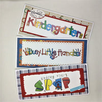 School Days Slimline Greeting/Note Card set #8