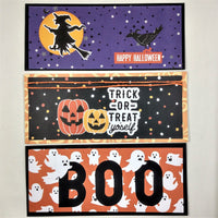 Happy Halloween Slimline Note Card Set #2