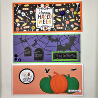 Happy Halloween Slimline Note Card Set #8