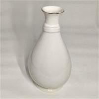 Vintage Floral Cameo Ivory Porcelain Bud Vase - The Royal Heritage Collection