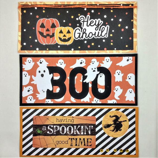 Happy Halloween Slimline Note Card Set #10