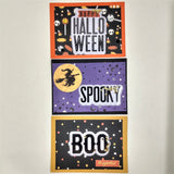 Happy Halloween Shaker Note Card Set #14