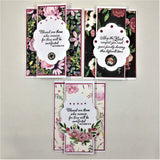 Inspirational and Encouraging Gate Fold Pleated Note Cards Set #2