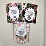 Inspirational and Encouraging Gate Fold Pleated Note Cards Set #2