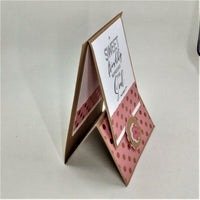 Handmade Inspirational Easel Note Card / Gift Card Holder Set #1