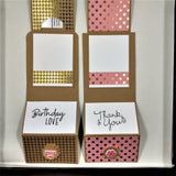 Handmade Inspirational Easel Note Card / Gift Card Holder Set #1