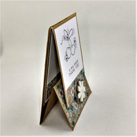 Handmade Inspirational Easel Note Card / Gift Card Holder Set #2