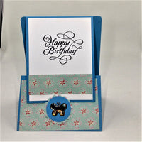 Handmade Inspirational Easel Note Card / Gift Card Holder Set #3