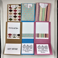 Handmade Inspirational Easel Note Card / Gift Card Holder Set #3