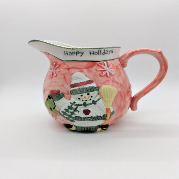 Panware Home Essentials Happy Holiday Larger Creamer Pitcher