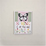 Hello Spring Handmade Greeting/Note Cards /4 Card Set (#1)