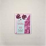 Hello Spring Handmade Greeting/Note Cards /4 Card Set (#2)