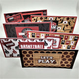 Basketball lovers Mini Slimline Hand Made Note Cards