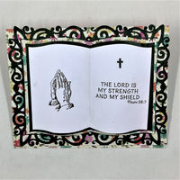 Handmade Comforting Inspirational Bible Verse Easel  Greeting/Notecards #1