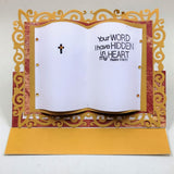 Handmade Comforting Inspirational Bible Verse Easel  Greeting/Notecards #3