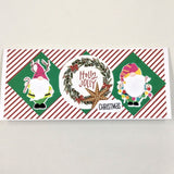 Handmade Christmas Cards / Set of 3 Slimline Cards / #7