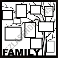 Family Pride Overlays / Laser -Cut Overlays For Scrapbooking