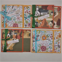 Fall/Autumn Notecard/Gift Card Holders Set #14