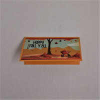 Fall/Autumn Mini Slimline Greeting/Note Cards Set #2