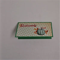 Fall/Autumn Mini Slimline Greeting/Note Cards Set #2