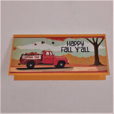 Fall/Autumn Mini Slimline Greeting/Note Cards Set #3