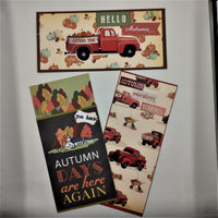 Fall/Autumn Slimline Greeting/Note Cards Set #9