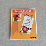 Fall/Autumn Thanksgiving Greeting Cards Set #1